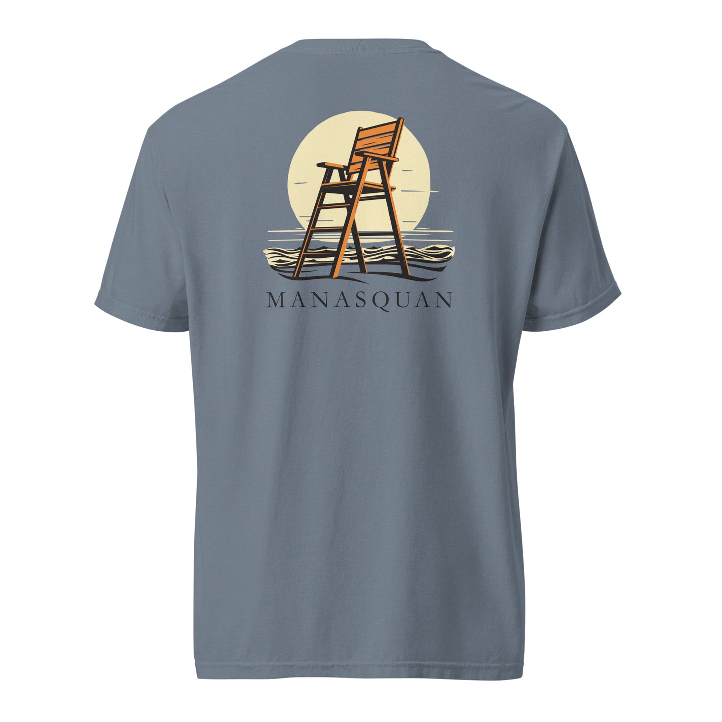 Manasquan Unisex garment-dyed heavyweight t-shirt