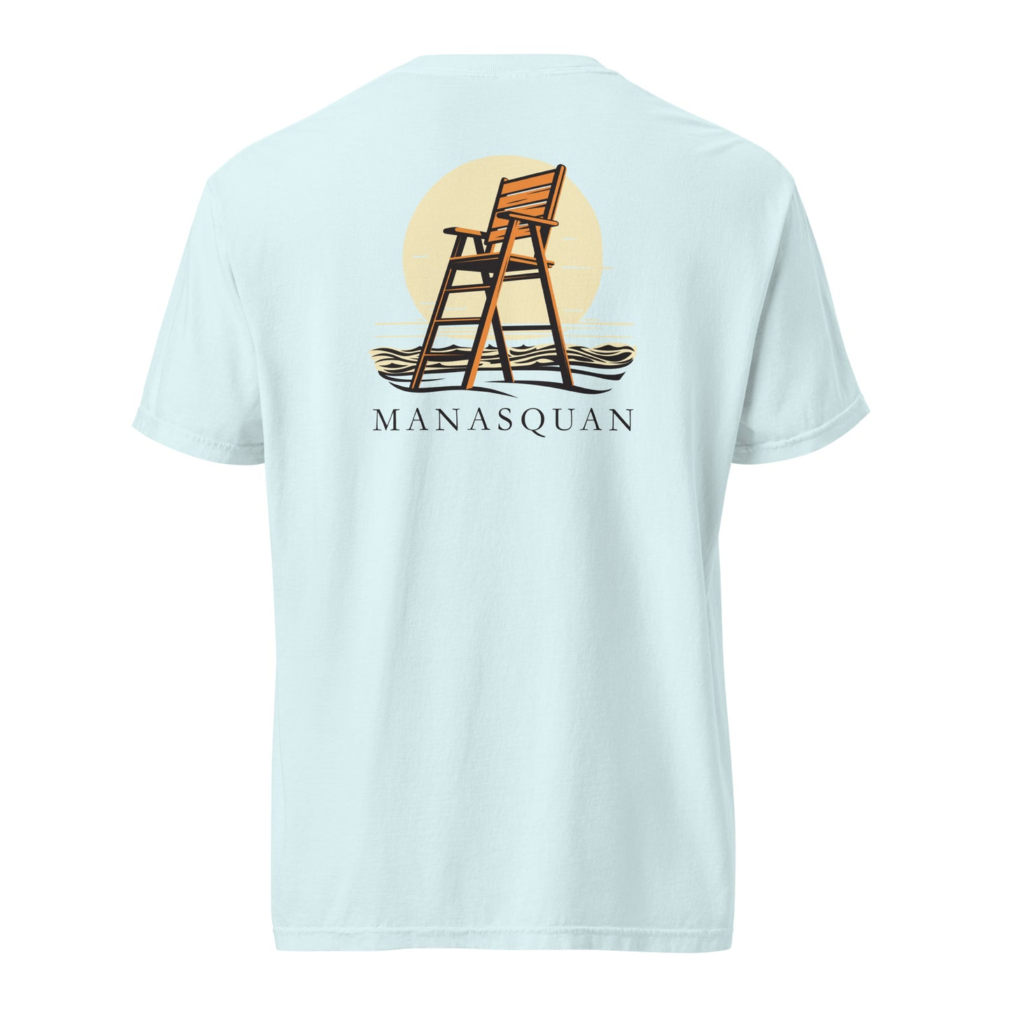 Manasquan Unisex garment-dyed heavyweight t-shirt