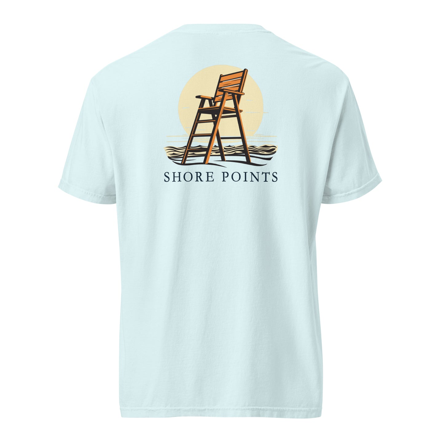 Shore Points Unisex garment-dyed heavyweight t-shirt