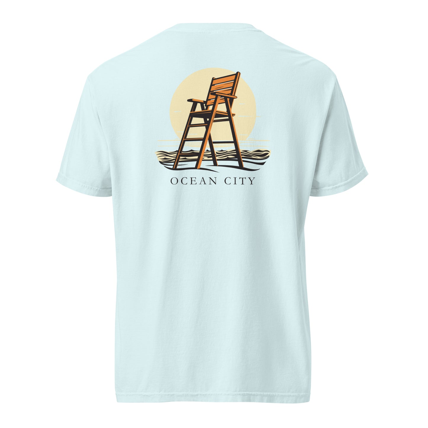 Ocean City Unisex garment-dyed heavyweight t-shirt