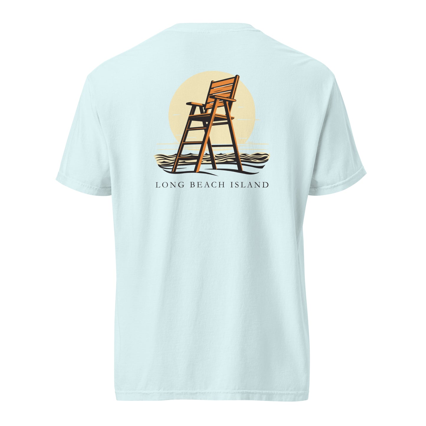 Long Beach Island Unisex garment-dyed heavyweight t-shirt