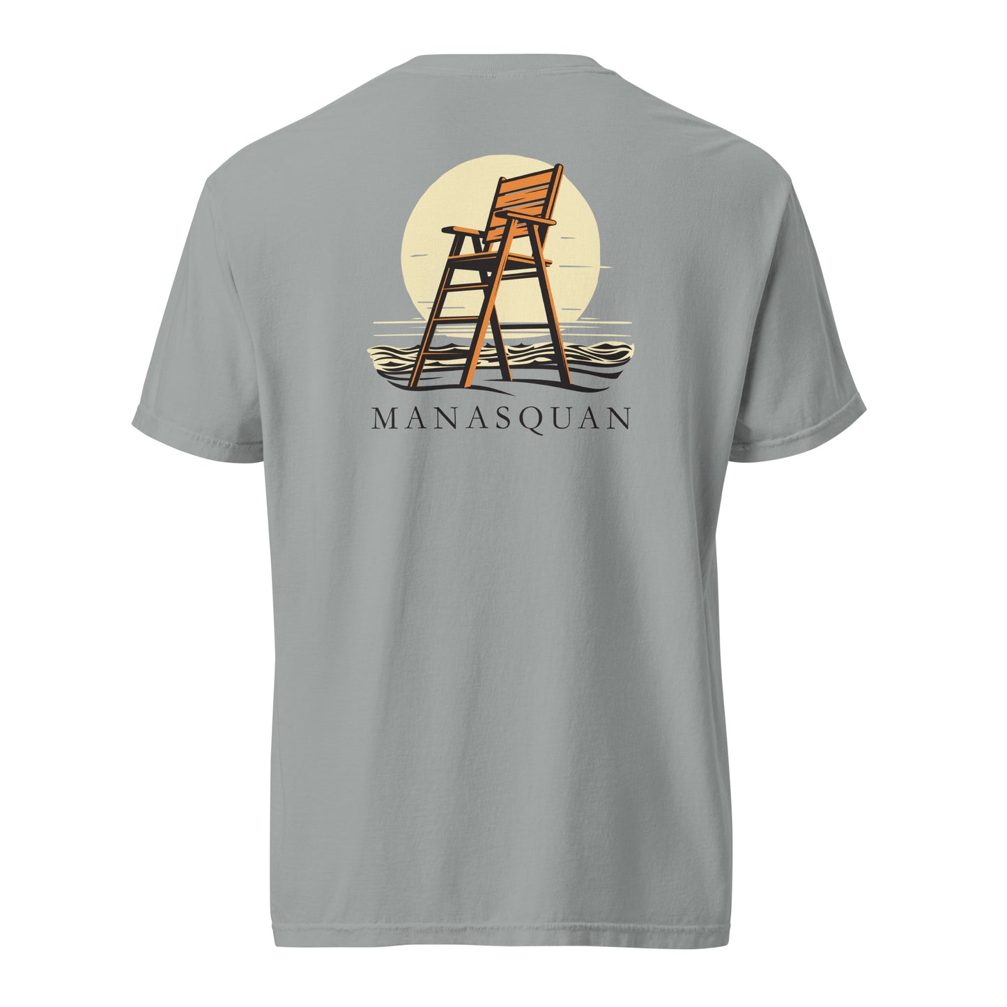 Manasquan Unisex garment-dyed heavyweight t-shirt