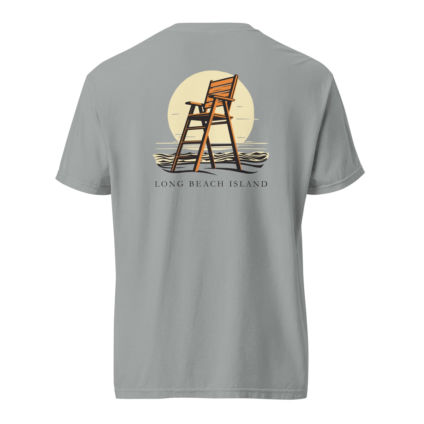 Long Beach Island Unisex garment-dyed heavyweight t-shirt