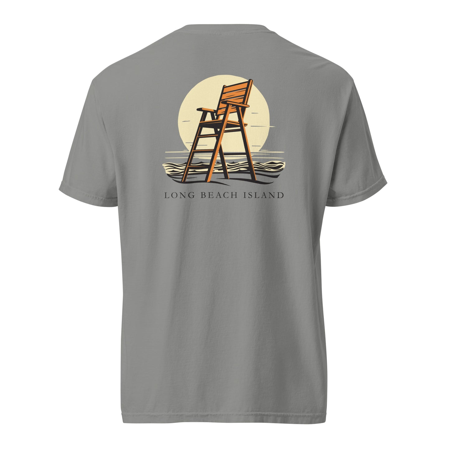 Long Beach Island Unisex garment-dyed heavyweight t-shirt