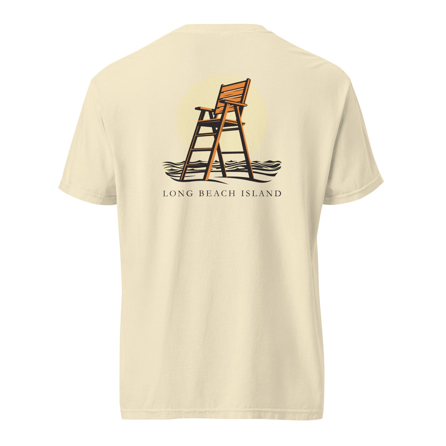 Long Beach Island Unisex garment-dyed heavyweight t-shirt