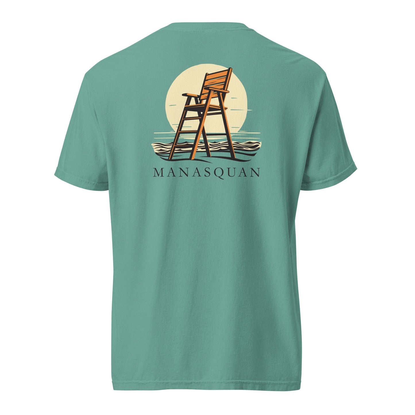Manasquan Unisex garment-dyed heavyweight t-shirt