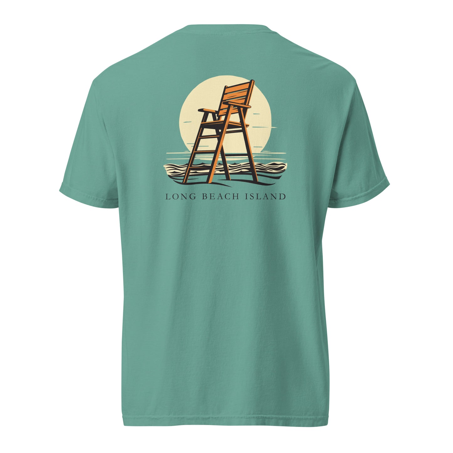 Long Beach Island Unisex garment-dyed heavyweight t-shirt