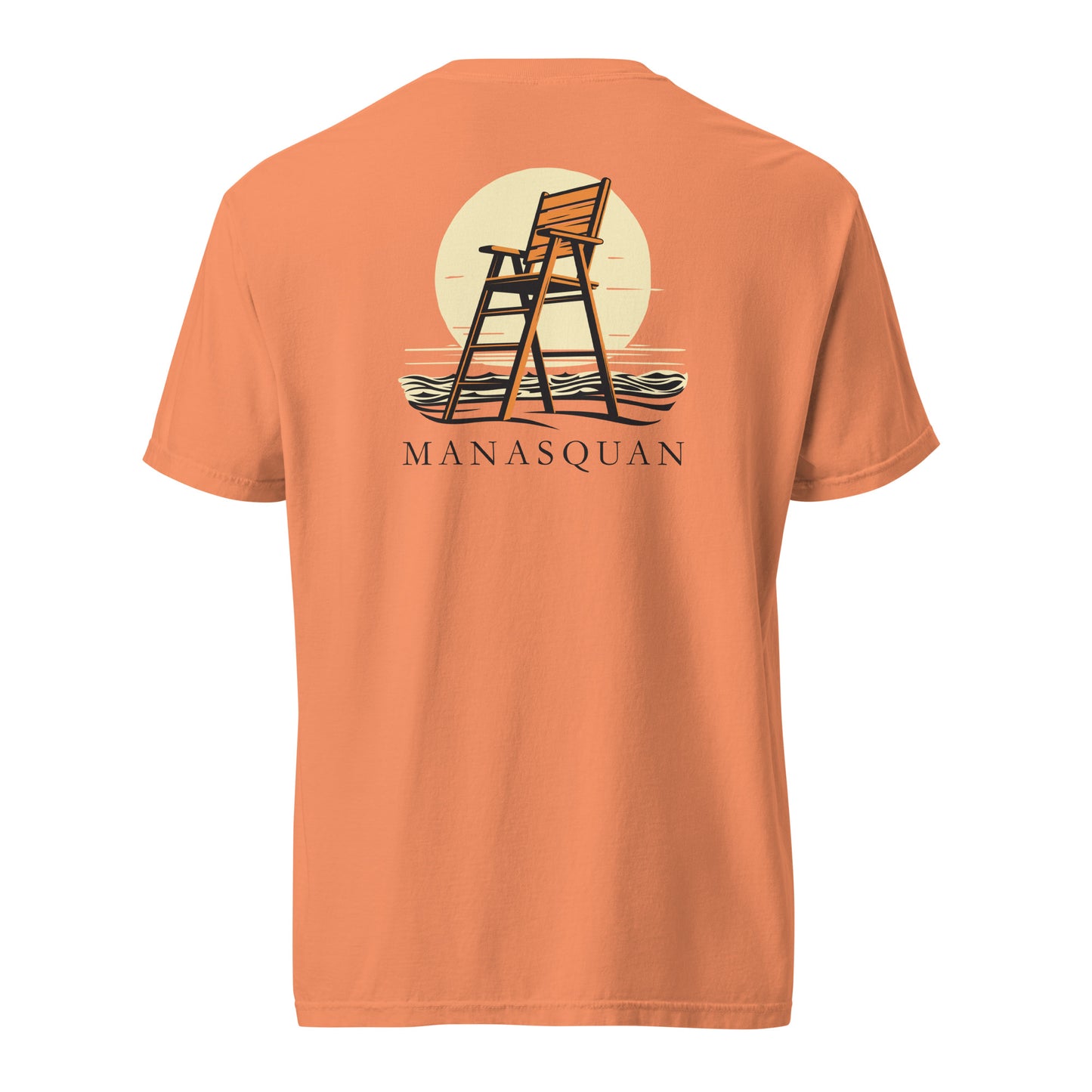 Manasquan Unisex garment-dyed heavyweight t-shirt