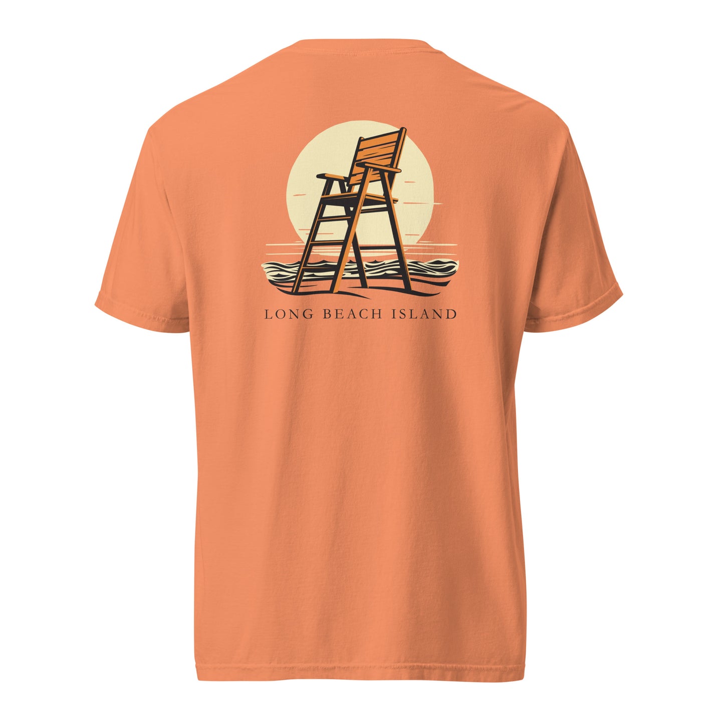 Long Beach Island Unisex garment-dyed heavyweight t-shirt