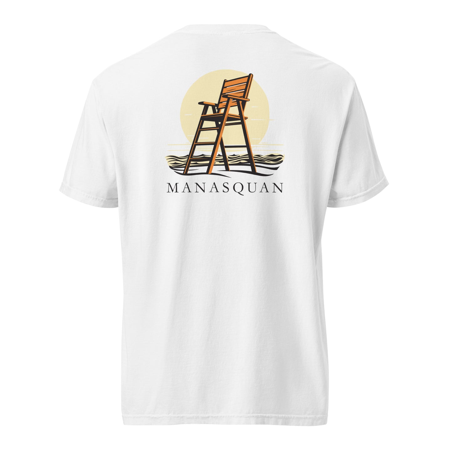 Manasquan Unisex garment-dyed heavyweight t-shirt