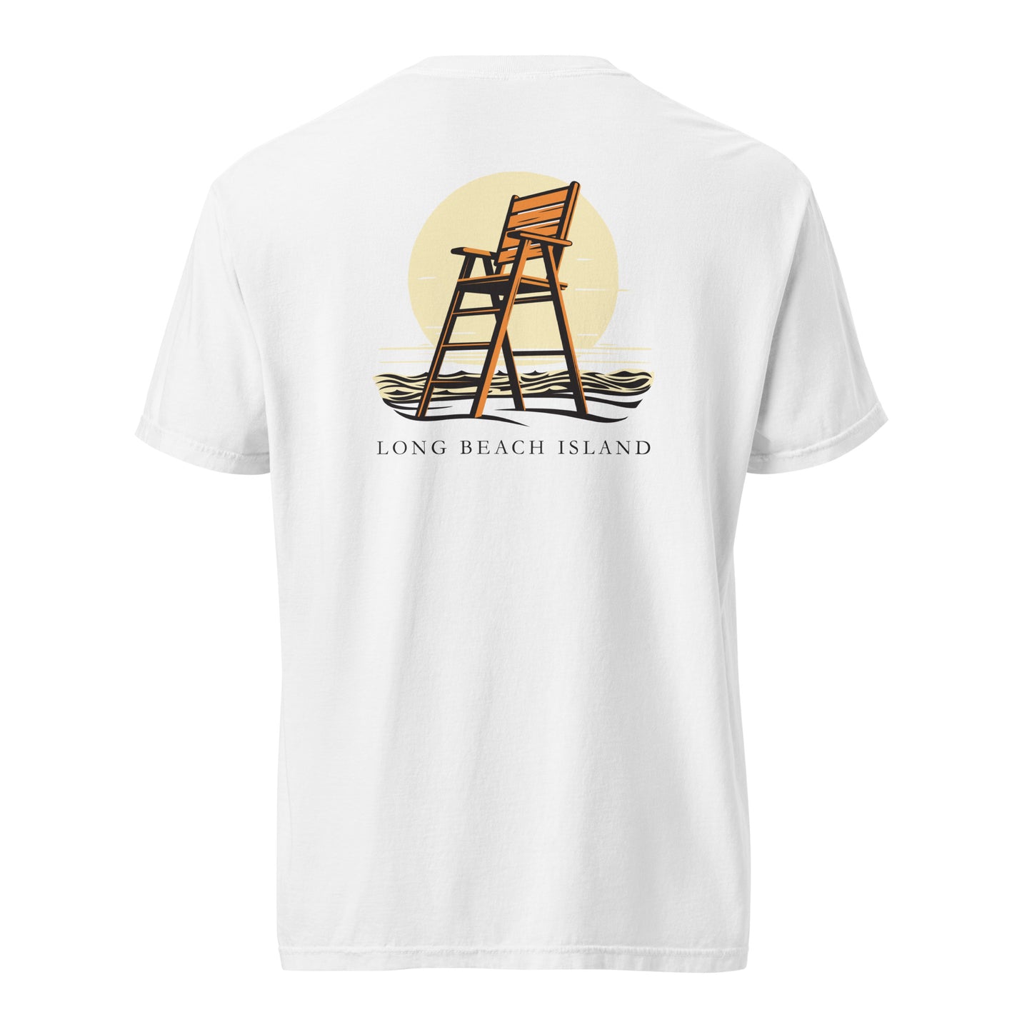 Long Beach Island Unisex garment-dyed heavyweight t-shirt