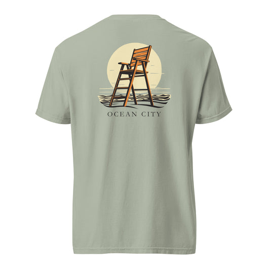 Ocean City Unisex garment-dyed heavyweight t-shirt