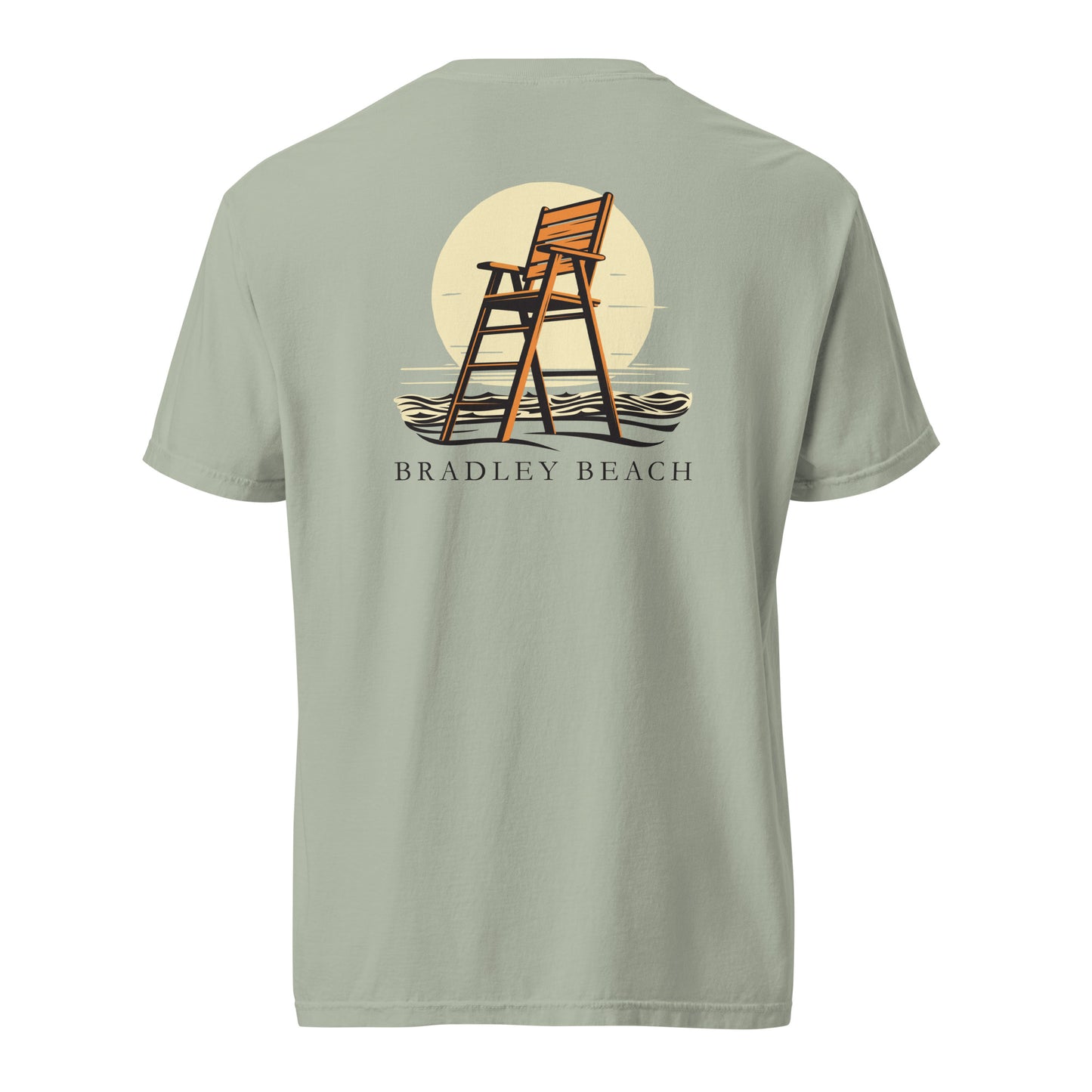 Bradley Beach Unisex garment-dyed heavyweight t-shirt