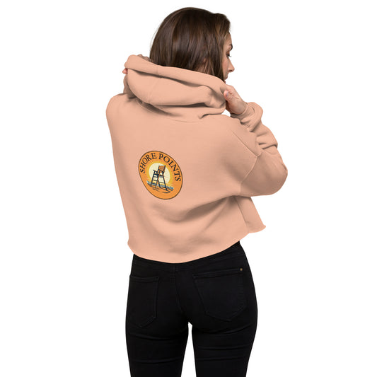 Shore Points Crop Hoodie