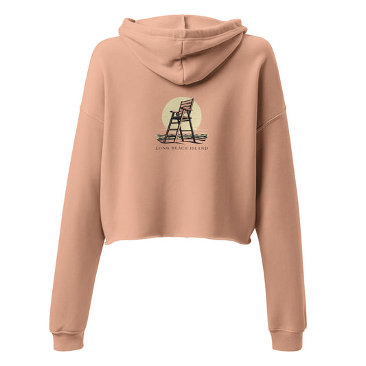 Long Beach Island Crop Hoodie